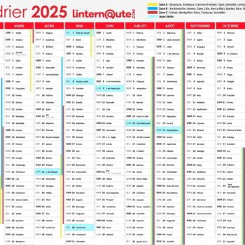 Calendrier 2025 : votre agenda annuel et gratuit à télécharger et à imprimer