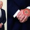 Mysterious mark appears on Biden's hand during White House appearance