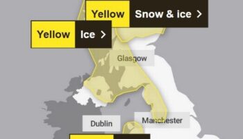 UK weather: Mega -3C blast hits Britain today ahead of huge snow downpour