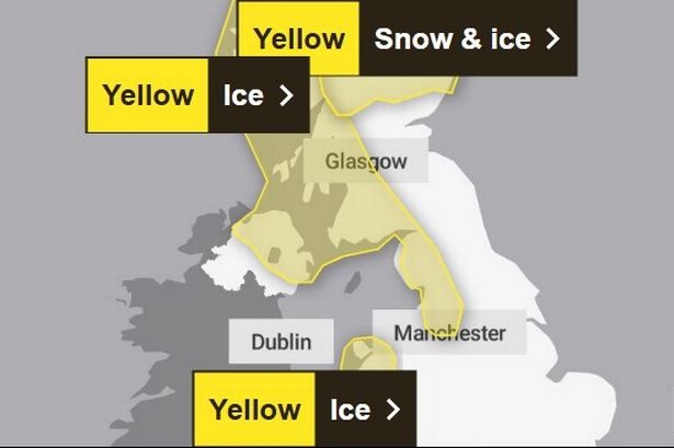 UK weather: Mega -3C blast hits Britain today ahead of huge snow downpour