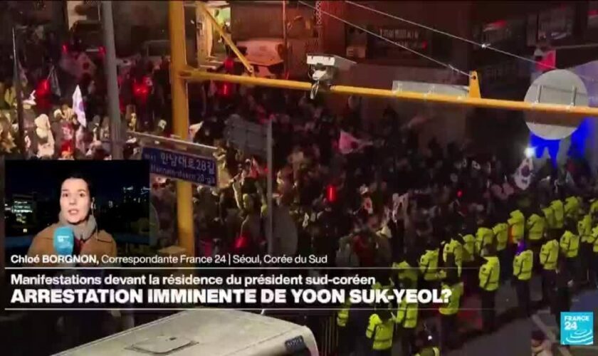 Corée du Sud : manifestations devant la résidence du président Yoon Suk-Yeol