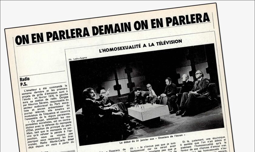 L’homosexualité à la télévision, « un événement politique », il y a 50 ans dans « le Nouvel Obs »