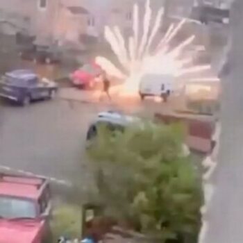 Dramatic firework battle unfolds on residential street before man, 21, dies