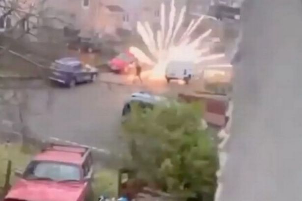 Dramatic firework battle unfolds on residential street before man, 21, dies