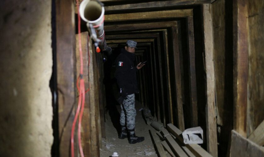 1,000ft tunnel between US and Mexico to be sealed