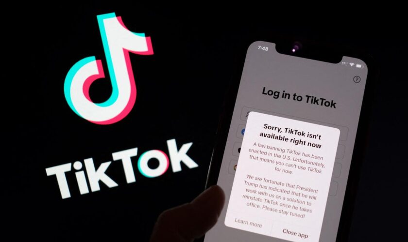 TikTok ferme son réseau social aux Etats-Unis... mais espère « une solution » venant de Trump