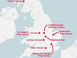 The victims of Labour's tax raid on private education: Map reveals schools set to close their doors due to VAT charge on fees with others pushed to the brink of collapse