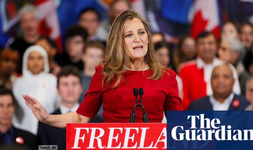 Chrystia Freeland warns of Trump’s ‘existential risk’ to Canada in campaign launch