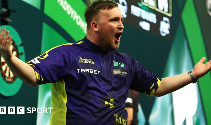 Littler thrashes Bunting to set up Van Gerwen final