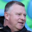 Mark Robins sitting in the dugout during his time as Coventry City boss