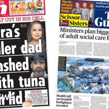 The Papers: Sara Sharif's dad 'attacked in prison' and social care 'shake-up'