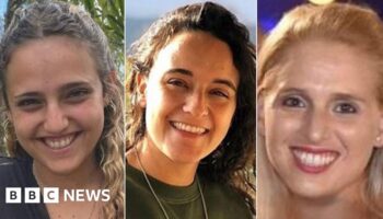 Who are the three Israeli hostages being released by Hamas?